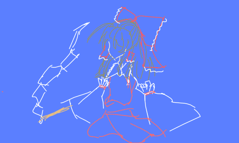 博麗靈夢 by 狗屁充满了决心 2026/1/10